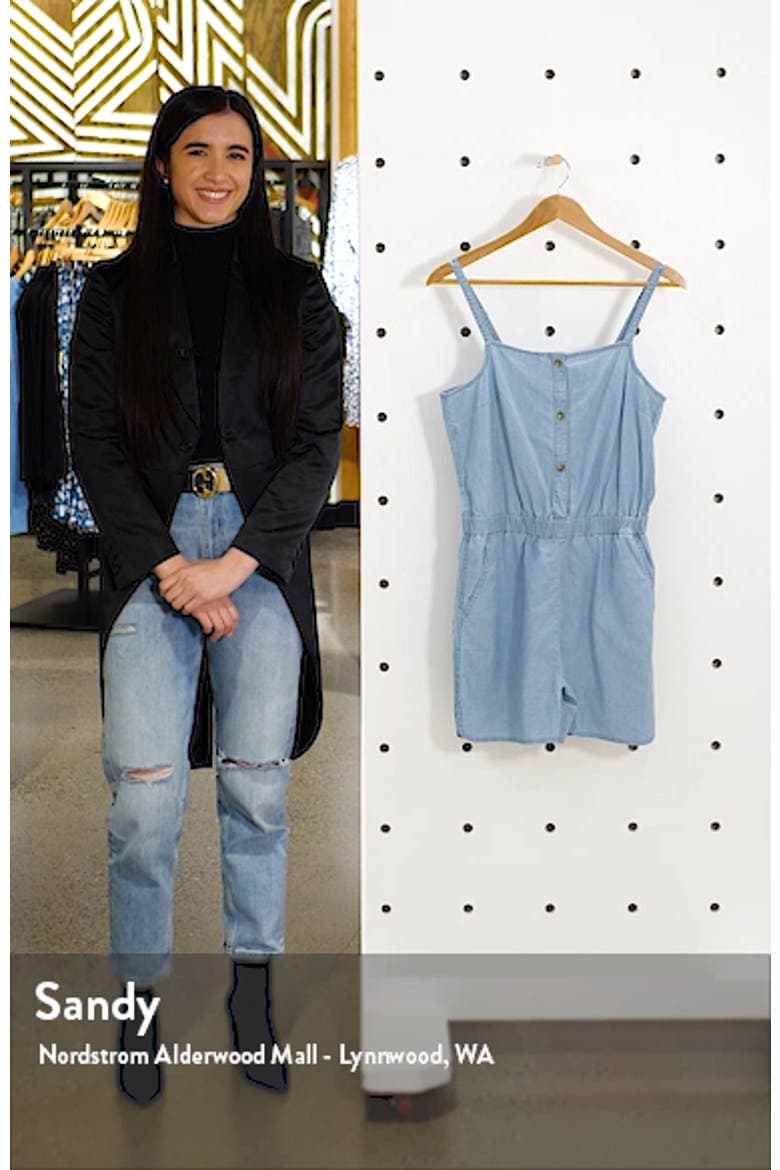 Cary Chambray Organic Cotton Romper video