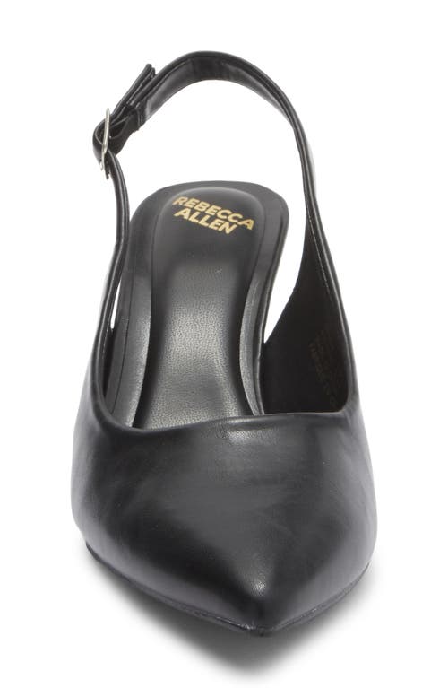 Rebecca Allen Arrow Slingback Pump In Black