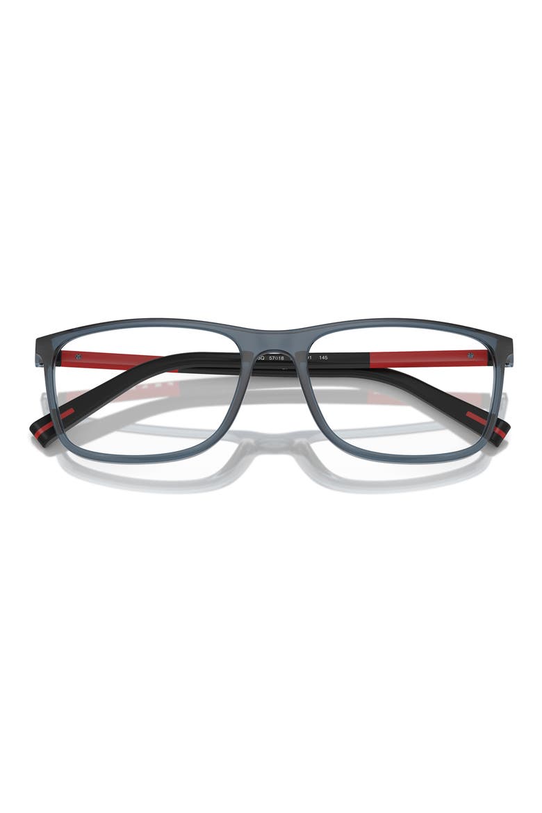 57mm Rectangular Optical Glasses, Alternate, color, TRANSPARENT AVIO