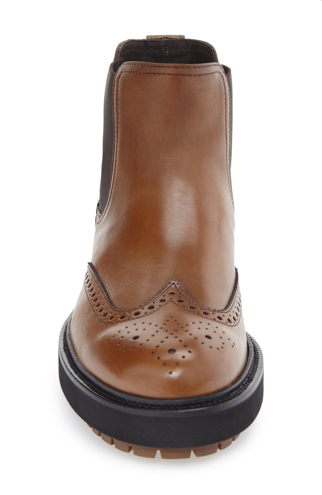 Tod's Lug Sole Chelsea Boot, Alternate, color, 