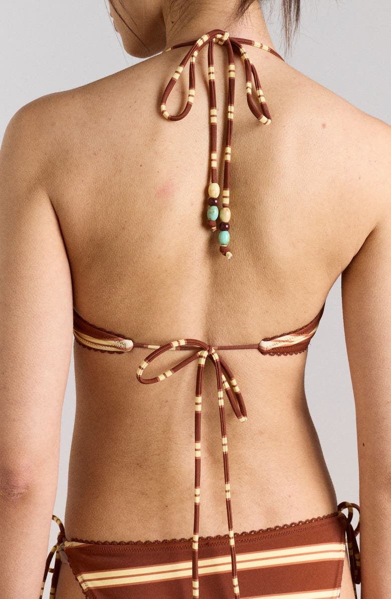 Damson Madder Trudi Reversible Bikini Top, Alternate, color, Brown Multi