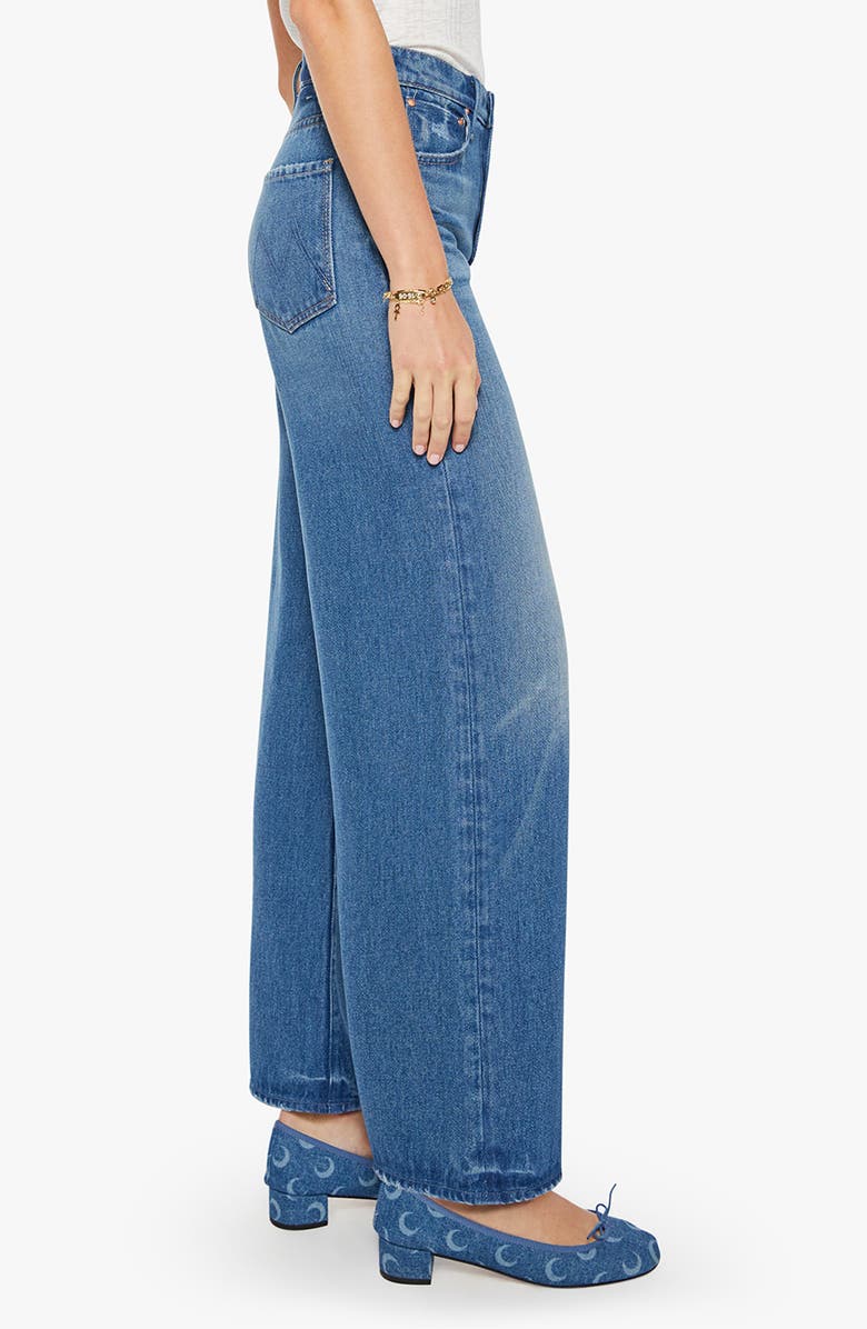 MOTHER The Ditcher Roller Wide Leg Jeans, Alternate, color, Tutu Much To Handle