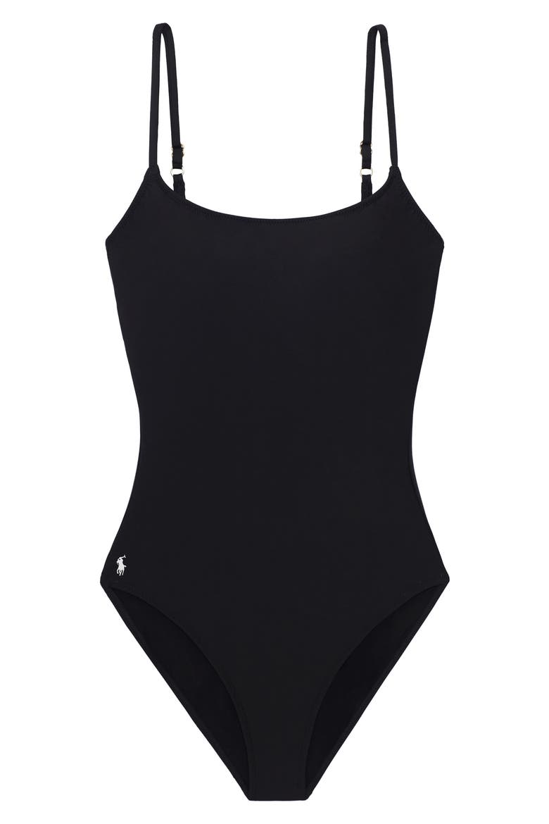 Kennedy One-Piece Swimsuit, Alternate, color, BLACK
