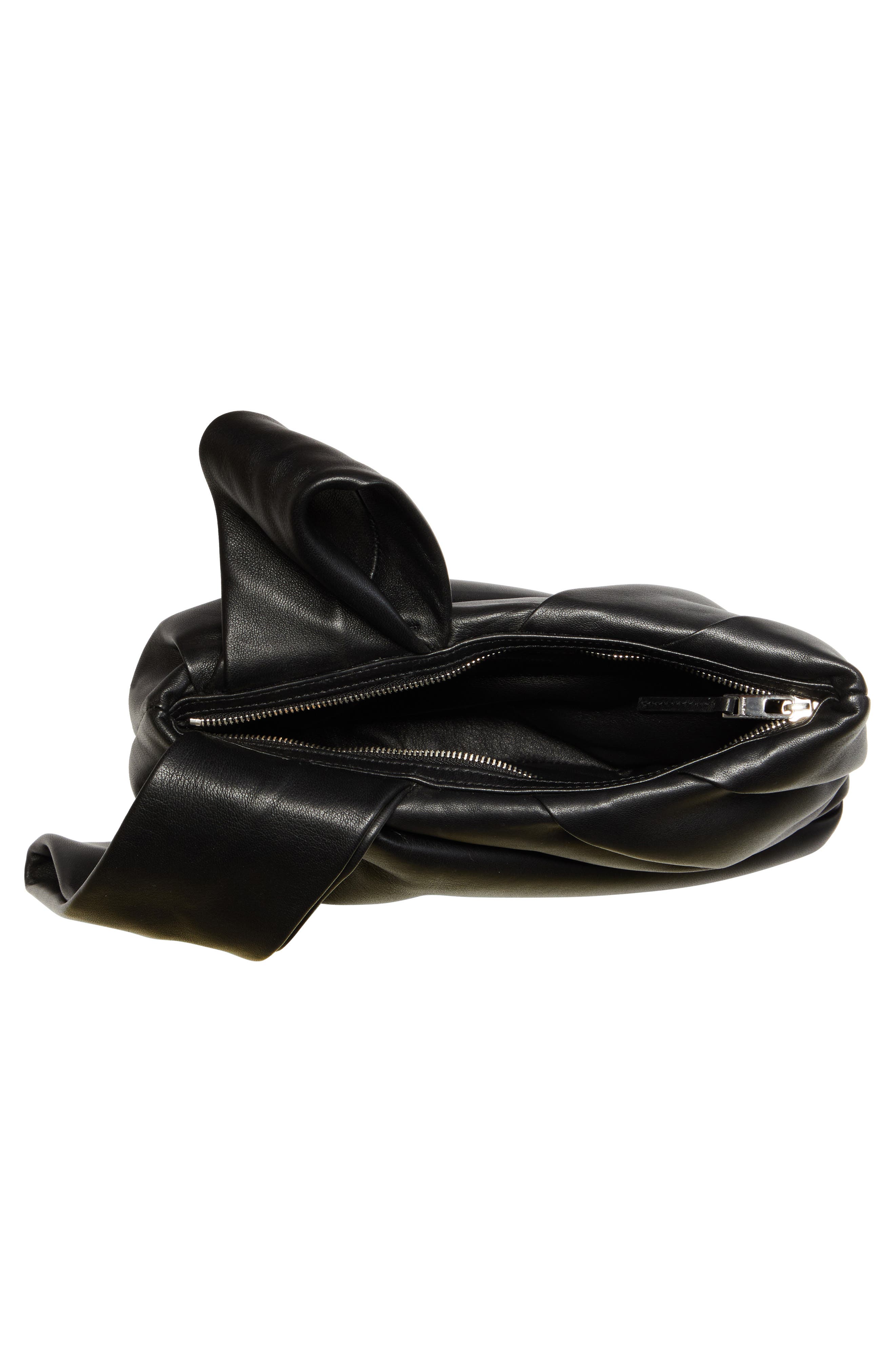 Ambush Nejiri Leather Wristlet Clutch, Alternate, color, 