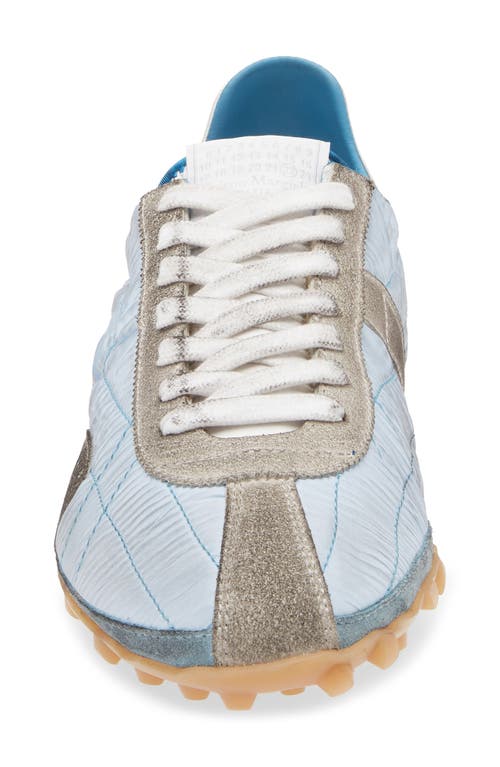 Maison Margiela Sprinter Leather And Brushed Suede-trimmed Shell Sneakers In Multi