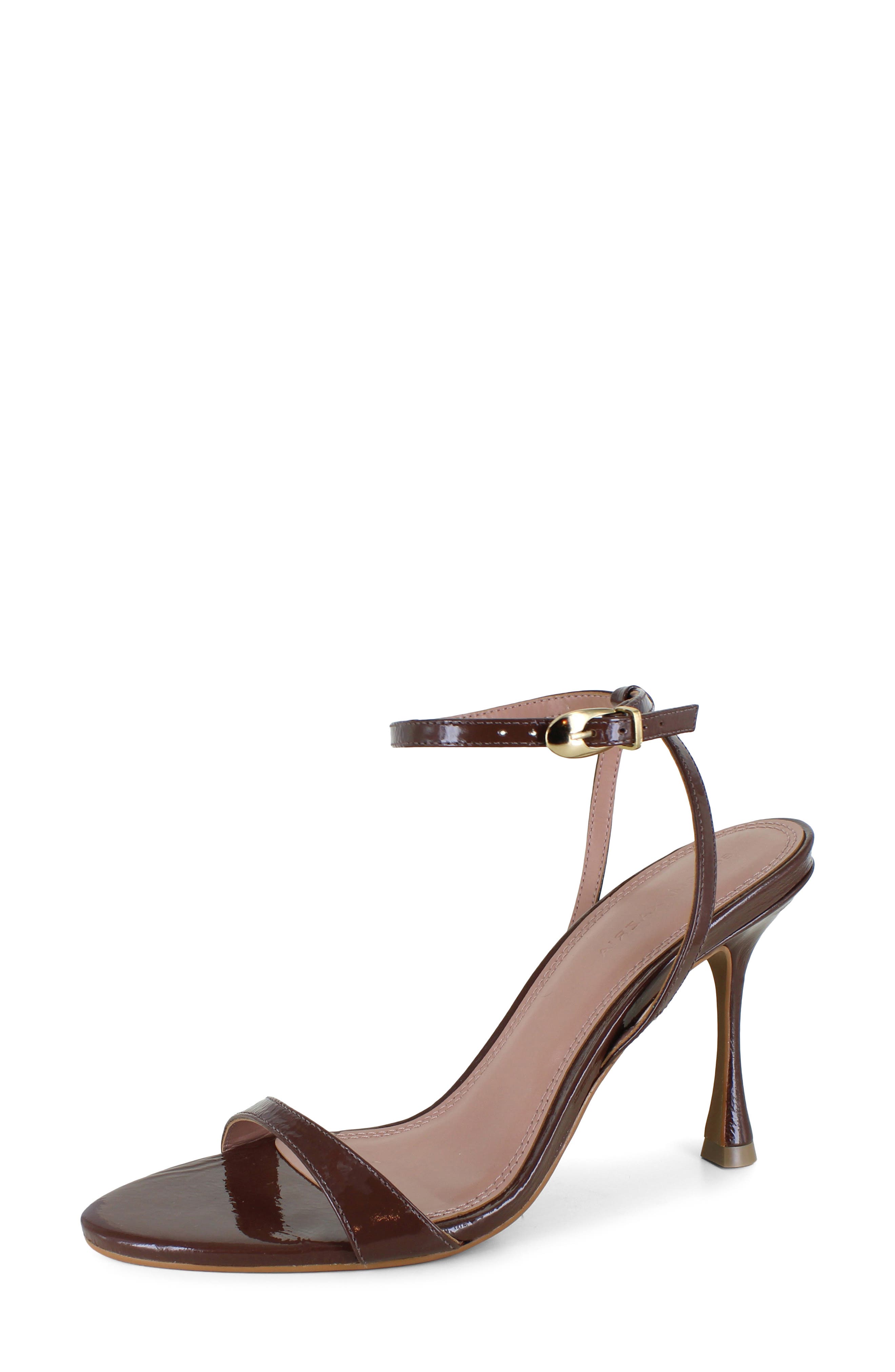 BCBGMAXAZRIA Paticificia Ankle Strap Sandal, Main, color, Cafe