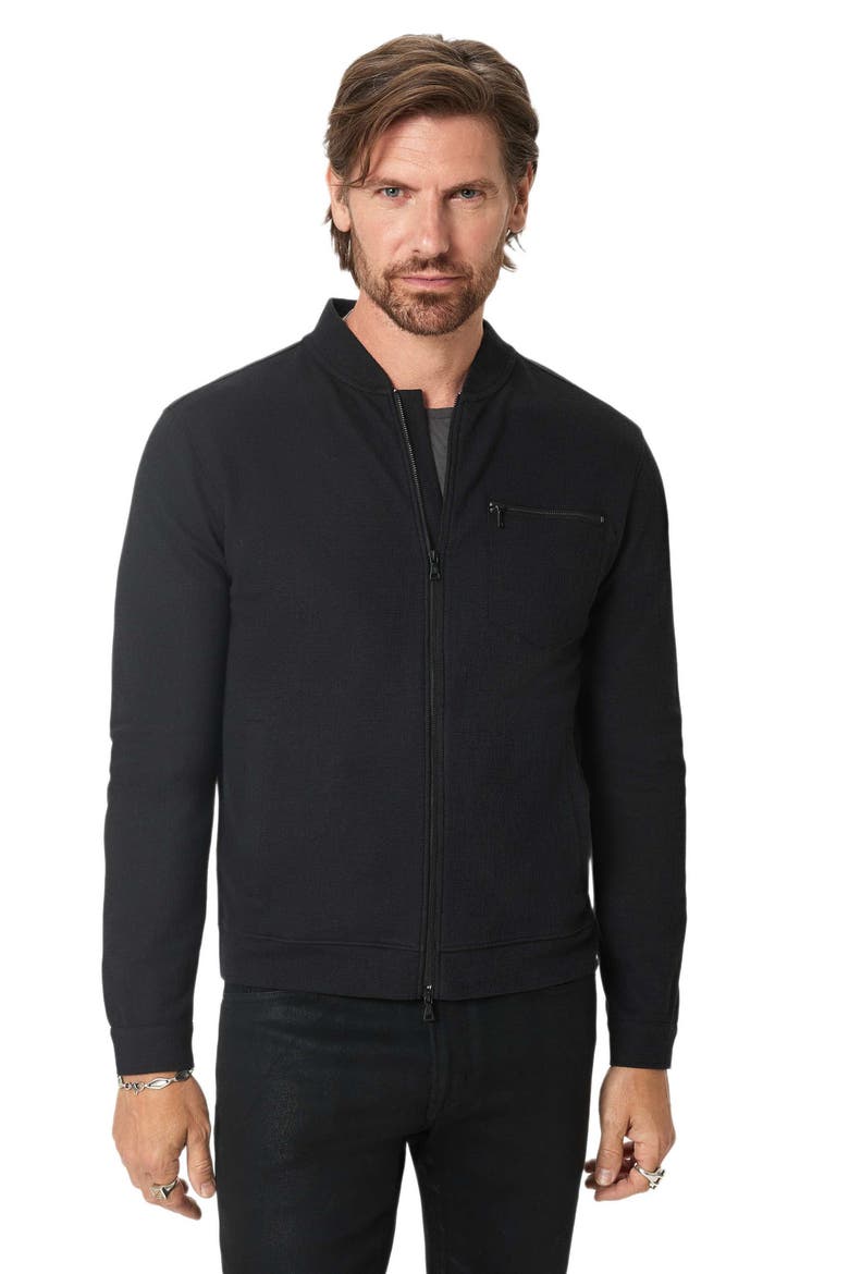 Kendall Bomber Jacket, Alternate, color, BLACK