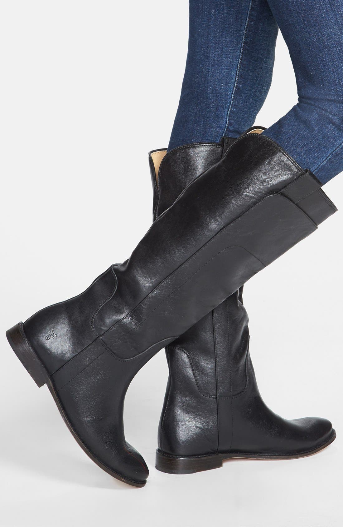 Frye 'Paige' Tall Leather Riding Boot, Alternate, color, 