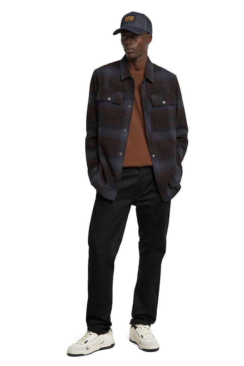 GPO Plaid Cotton Snap-Up Overshirt, Alternate, color, SALUTE ARTHUR CHECK