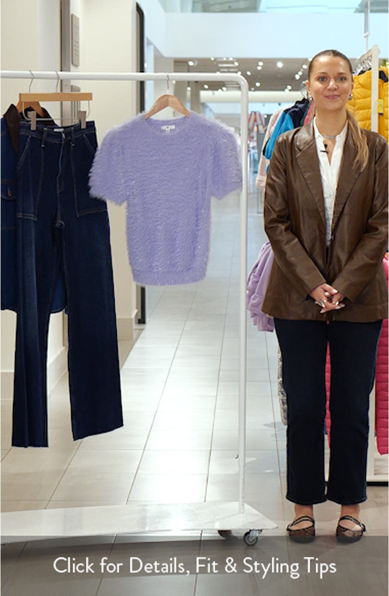 Fuzzy Metallic Sweater, sales video thumbnail