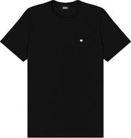 Dalix Mens Lil Heart Midweight Cotton Tee