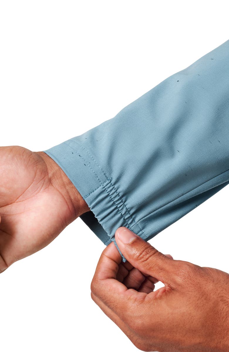 TravisMathew Travel Bliss Hooded Quarter Zip Pullover, Alternate, color, 