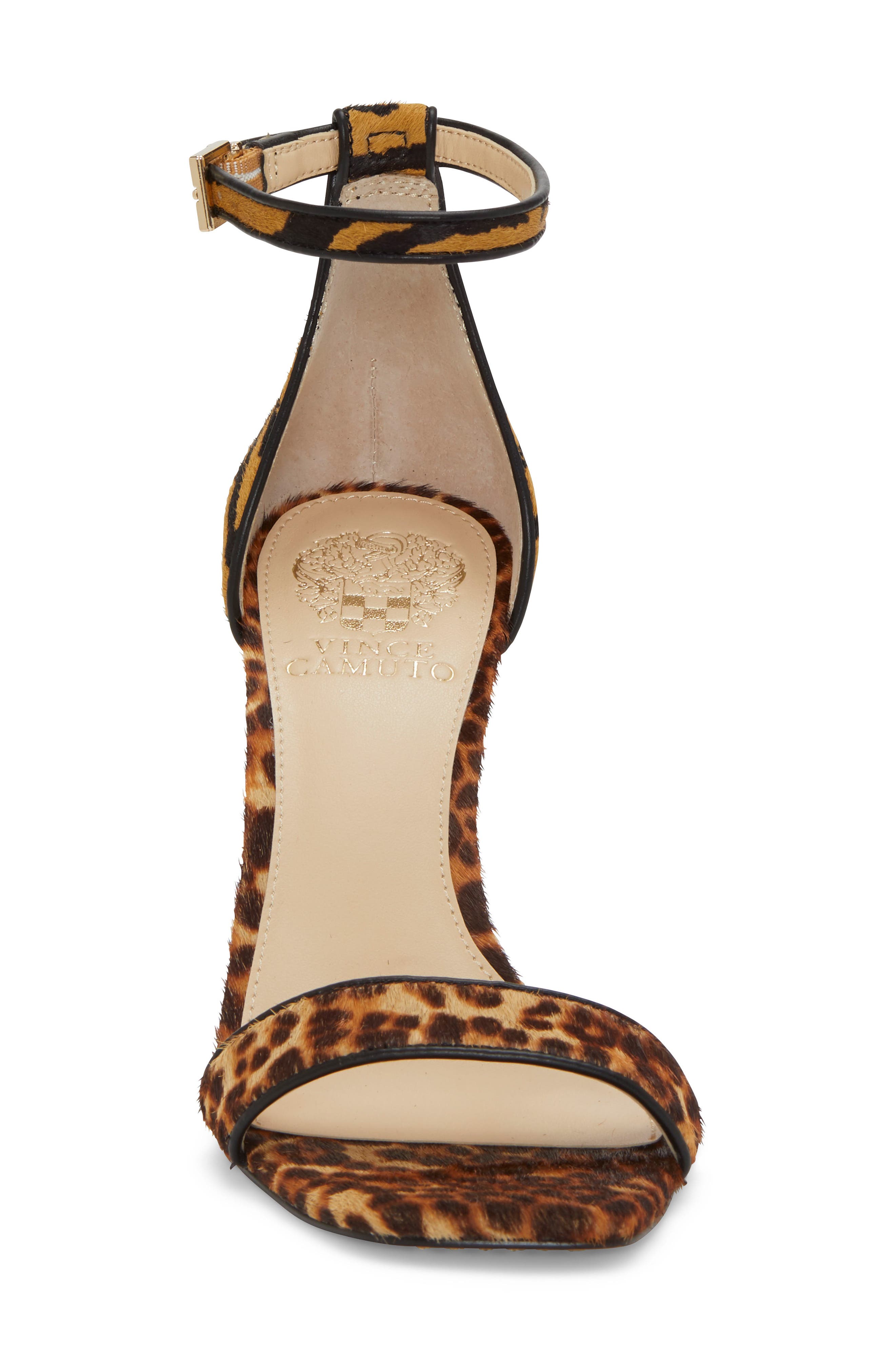 Lauralie Ankle Strap Sandal, Alternate, color, NATURAL CALF HAIR
