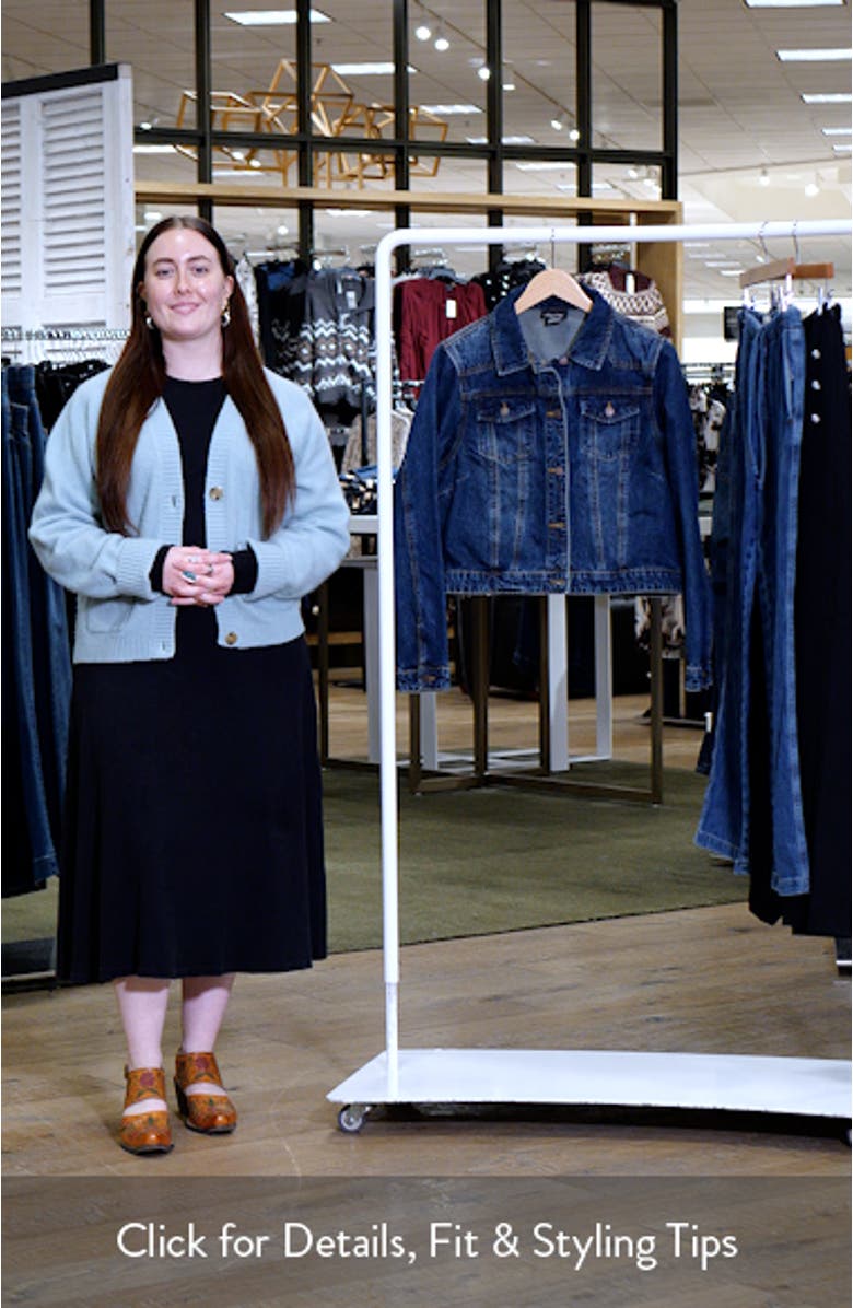 Crop Denim Jacket, sales video thumbnail