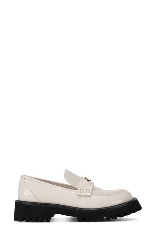 Karl Lagerfeld Paris Gwen Logo Faux Leather Loafer In Animal Print