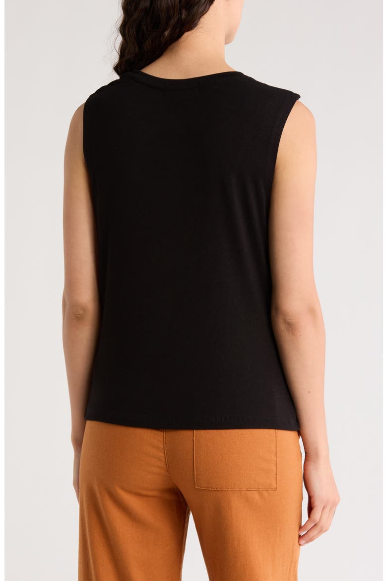 Twist Crewneck Tank, Alternate, color, BLACK