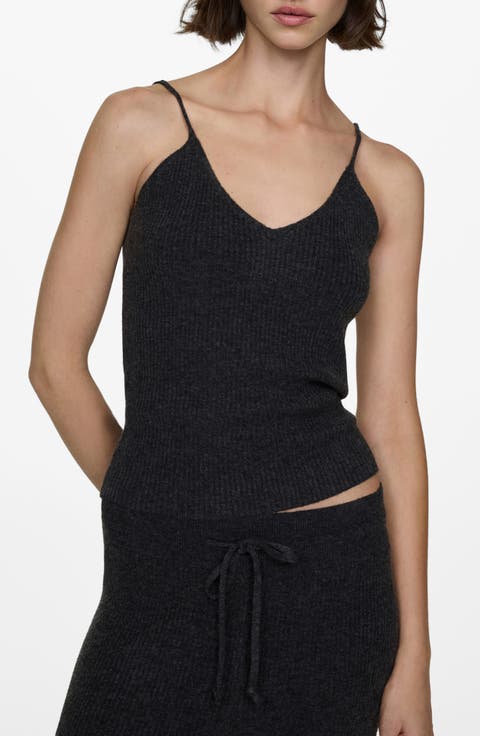 Rib Sweater Tank