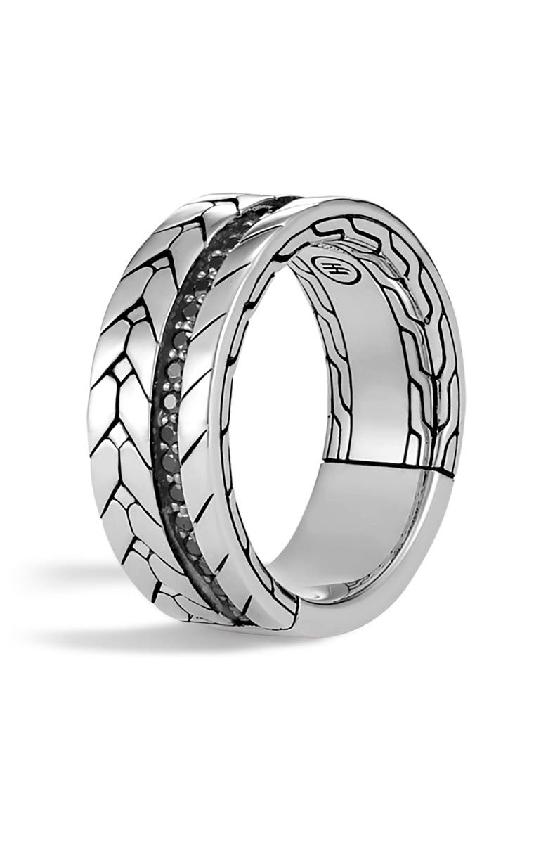 John Hardy Men's Modern Chain Band Ring, Main, color,