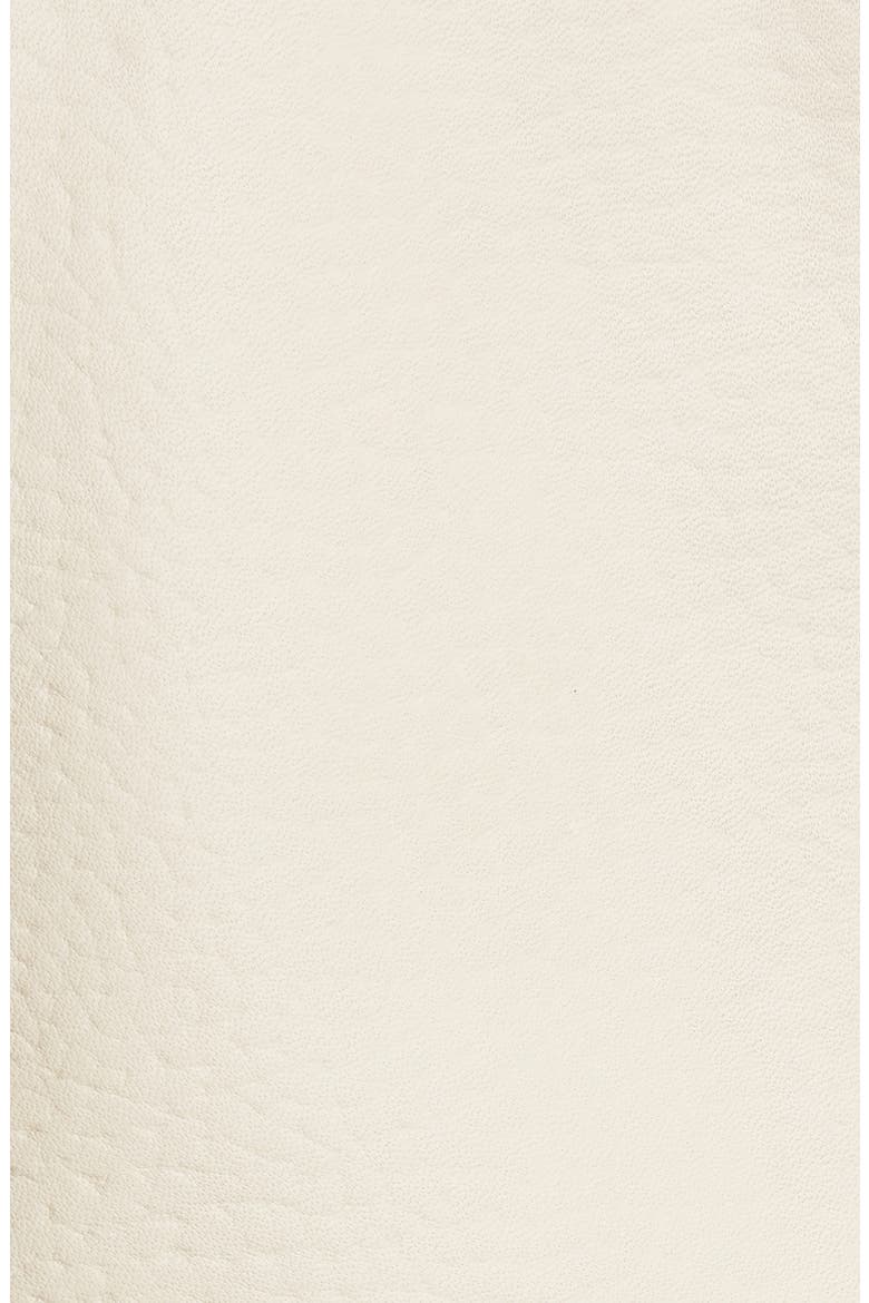 Valerii Oversize Leather Moto Jacket, Alternate, color, IVORY