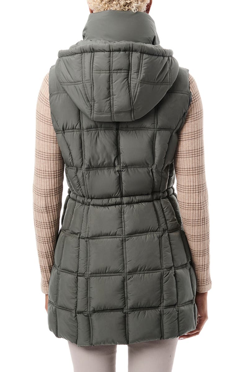 Bernardo Hooded Puffer Vest, Alternate, color, Metropolite