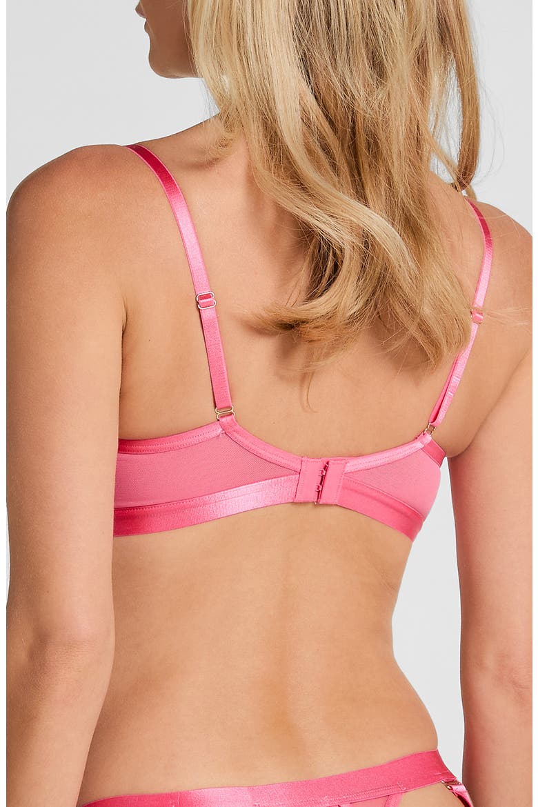 Sable Underwire Push-Up Bra, Alternate, color, CAMELLIA ROSE