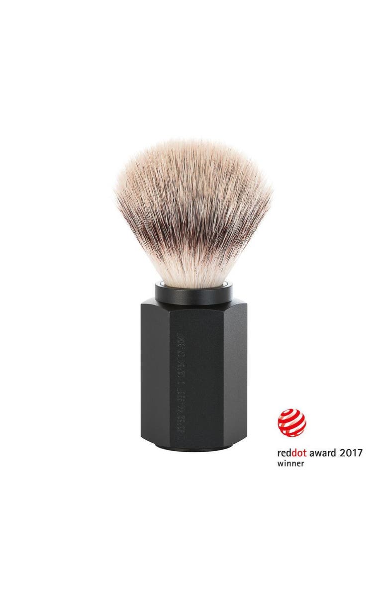 MÜHLE Hexagon Graphite Silvertip Fiber Shaving Brush, Main, color, Graphite