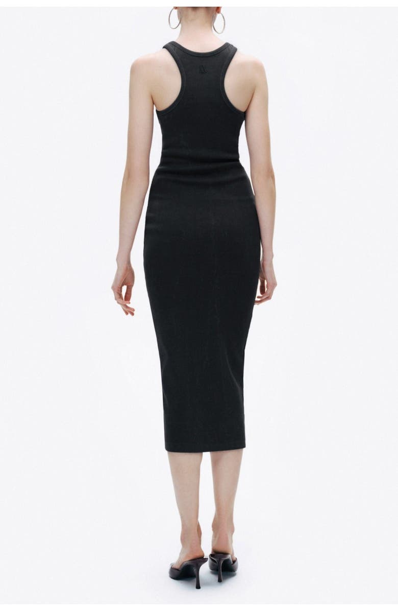 Nocturne Brown Slim-Fit Maxi Dress with Racerback Detail, Alternate, color, 