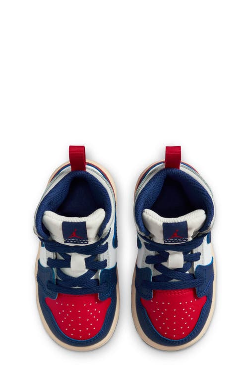Nike Kids' Air Jordan 1 Mid Sneaker In Blue