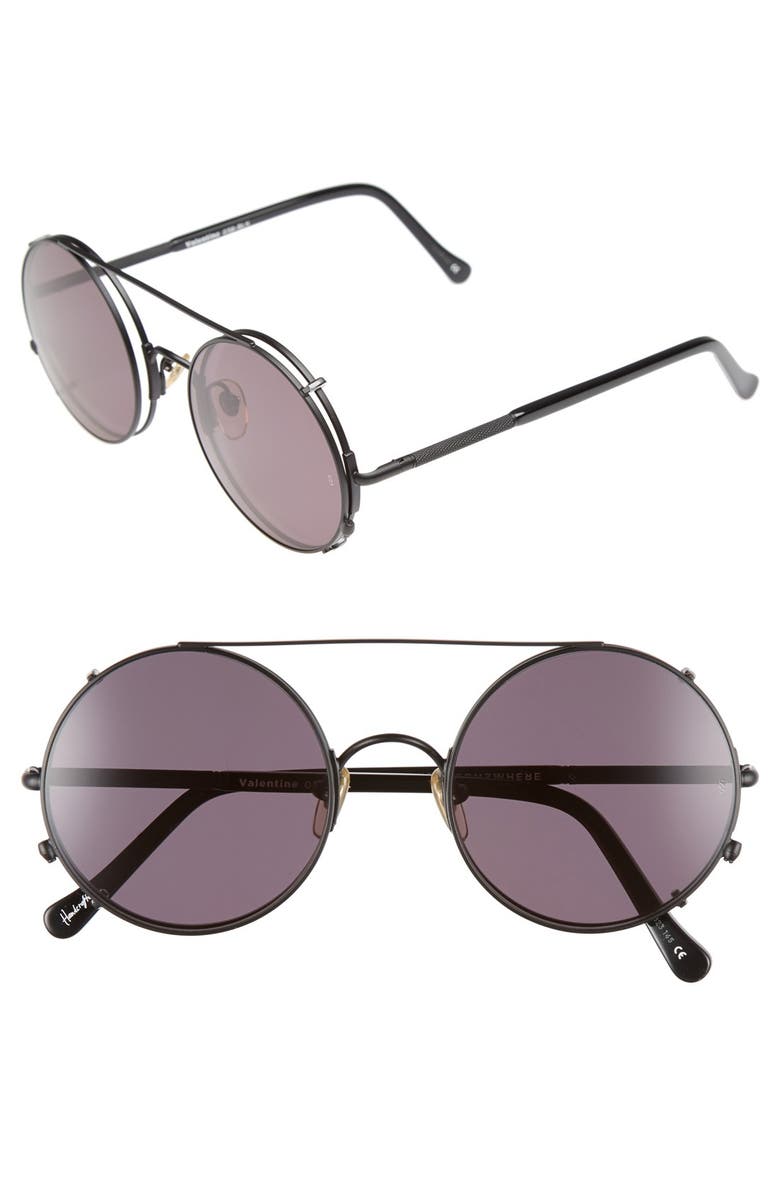 SUNDAY SOMEWHERE 'Valentine' 52mm Clip-On Sunglasses, Main, color, 