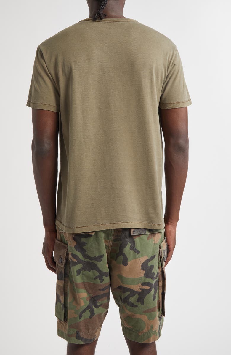 Double RL Cotton Graphic T-Shirt, Alternate, color, Olive