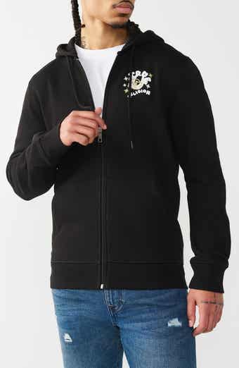 True Religion Puff Buddha Icon Zip Hoodie