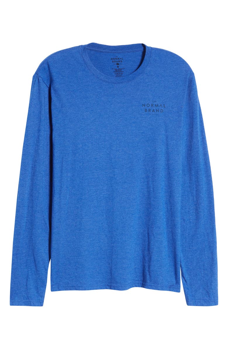 The Normal Brand Bear Long Sleeve Graphic Tee, Alternate, color, 