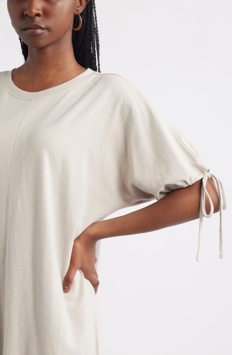 Treasure & Bond Drawstring Sleeve Knit Dress, Alternate, color, Grey Chateau