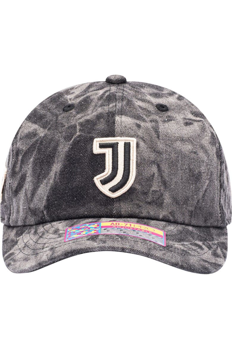 Men's Black Juventus Club Ranch Adjustable Hat, Alternate, color, Black