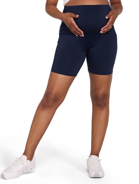 6 1/2" Active Pocket Maternity Biker Short