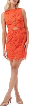 Trina Turk Cutout Lace Sheath Grenoble Dress