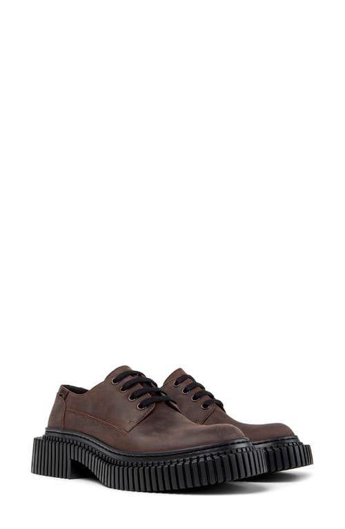 Camper Pix Berlin Lace-up Derby Shoes In Brown