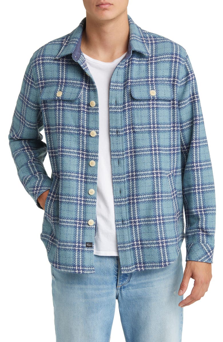 Rails Berkshire Herringbone Check Shirt Jacket, Main, color,