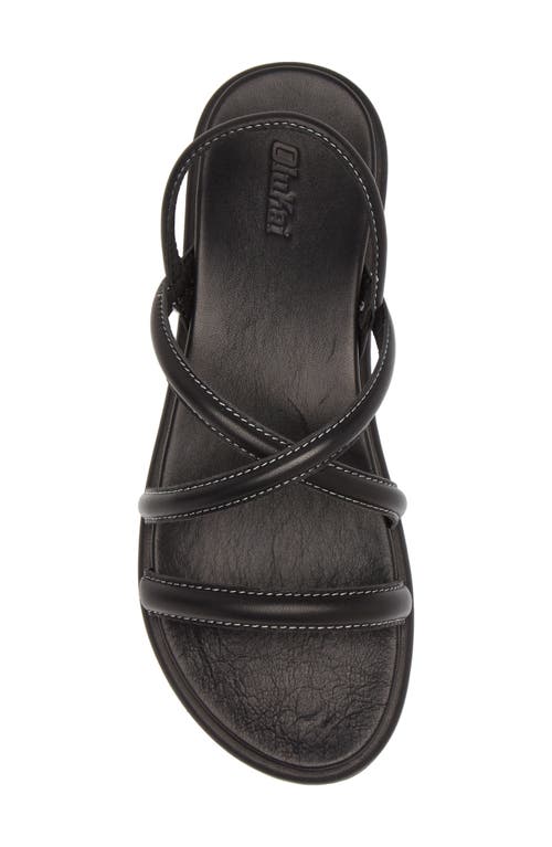 Olukai Tiare Slingback Sandal In Black