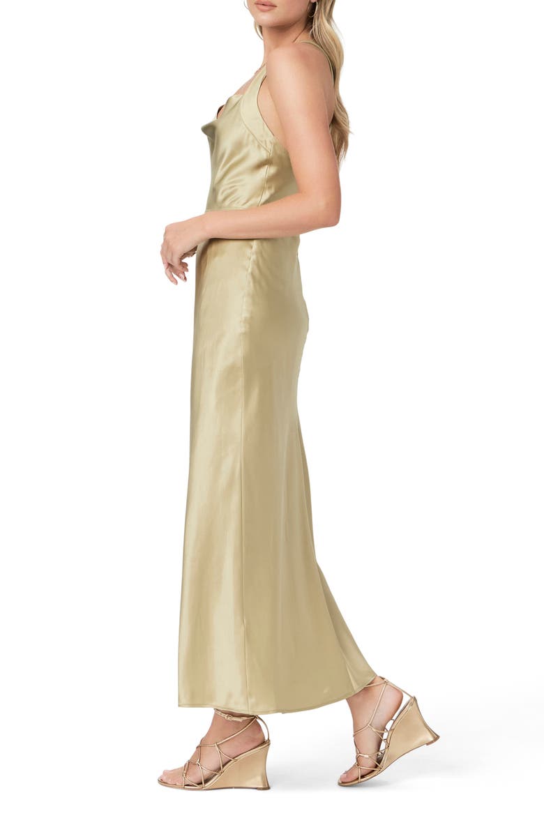 PAIGE Marcel Silk Blend Maxi Dress, Alternate, color, Pale Olive
