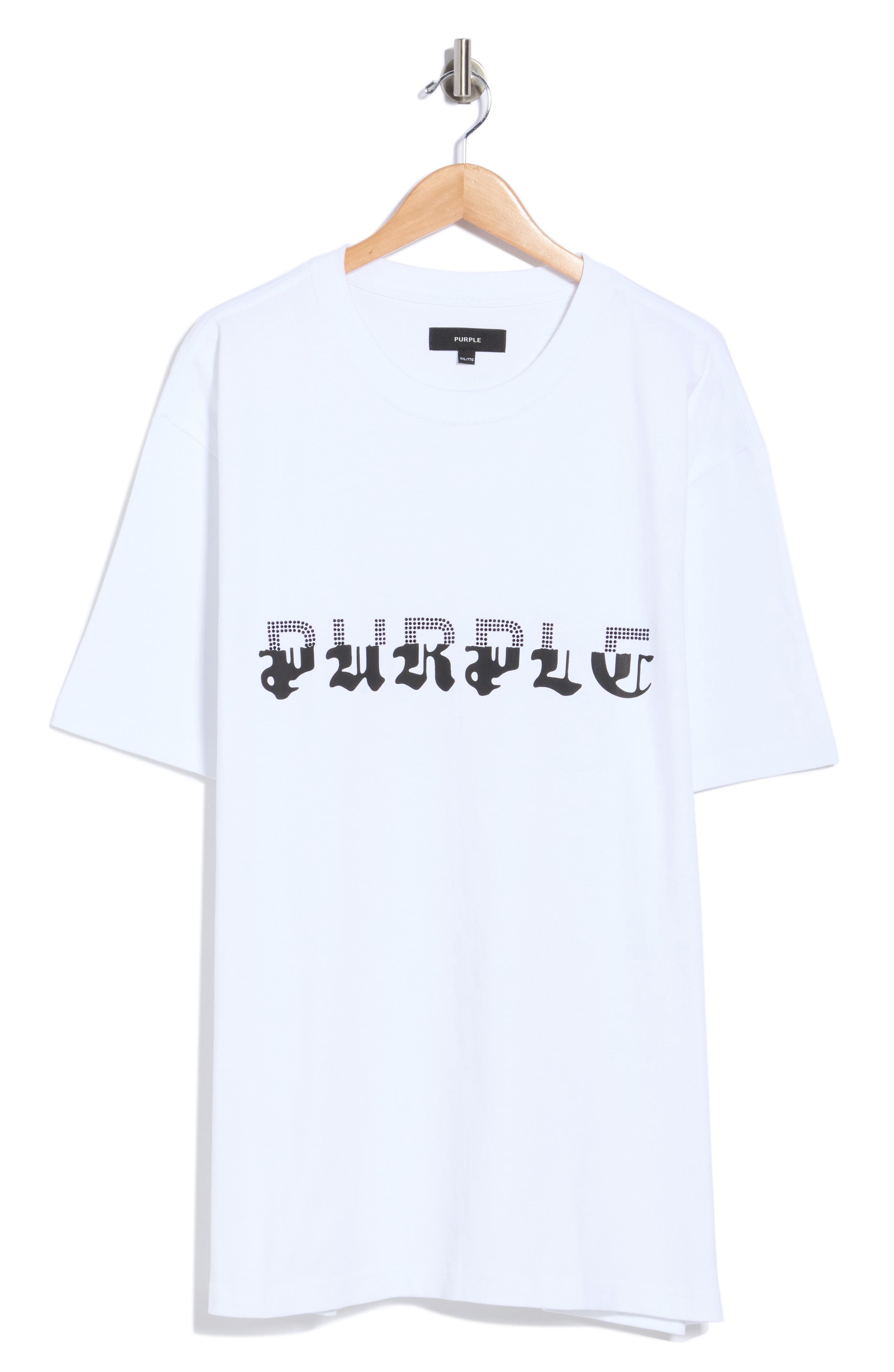 Studded Logo Cotton Jersey T-Shirt