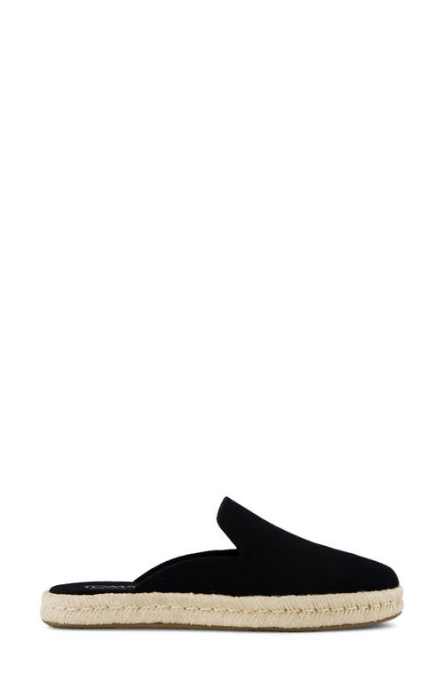 Toms Santiago Espadrille Mule In Black