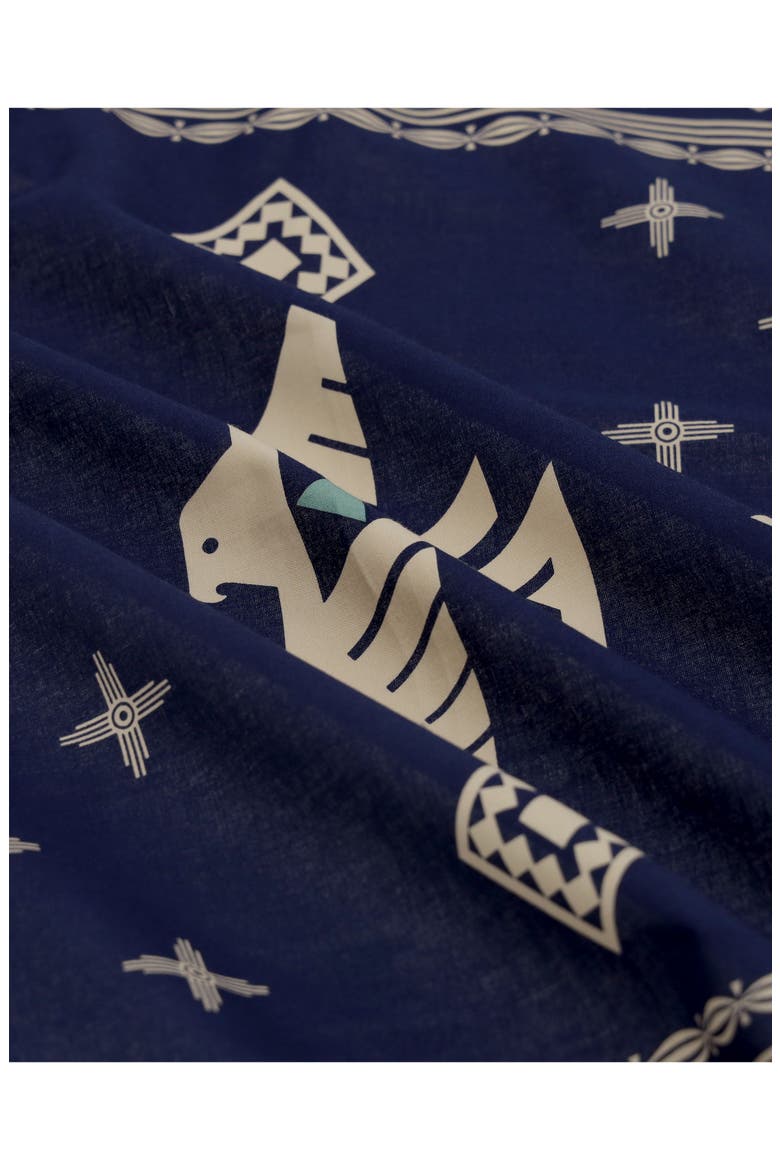 Thunderbird Cotton Bandana, Alternate, color, Blue