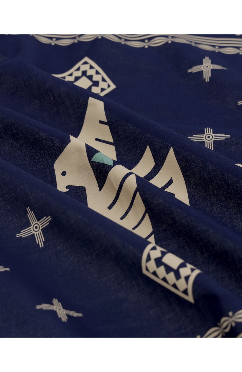 Fortela Thunderbird Cotton Bandana, Alternate, color, Blue