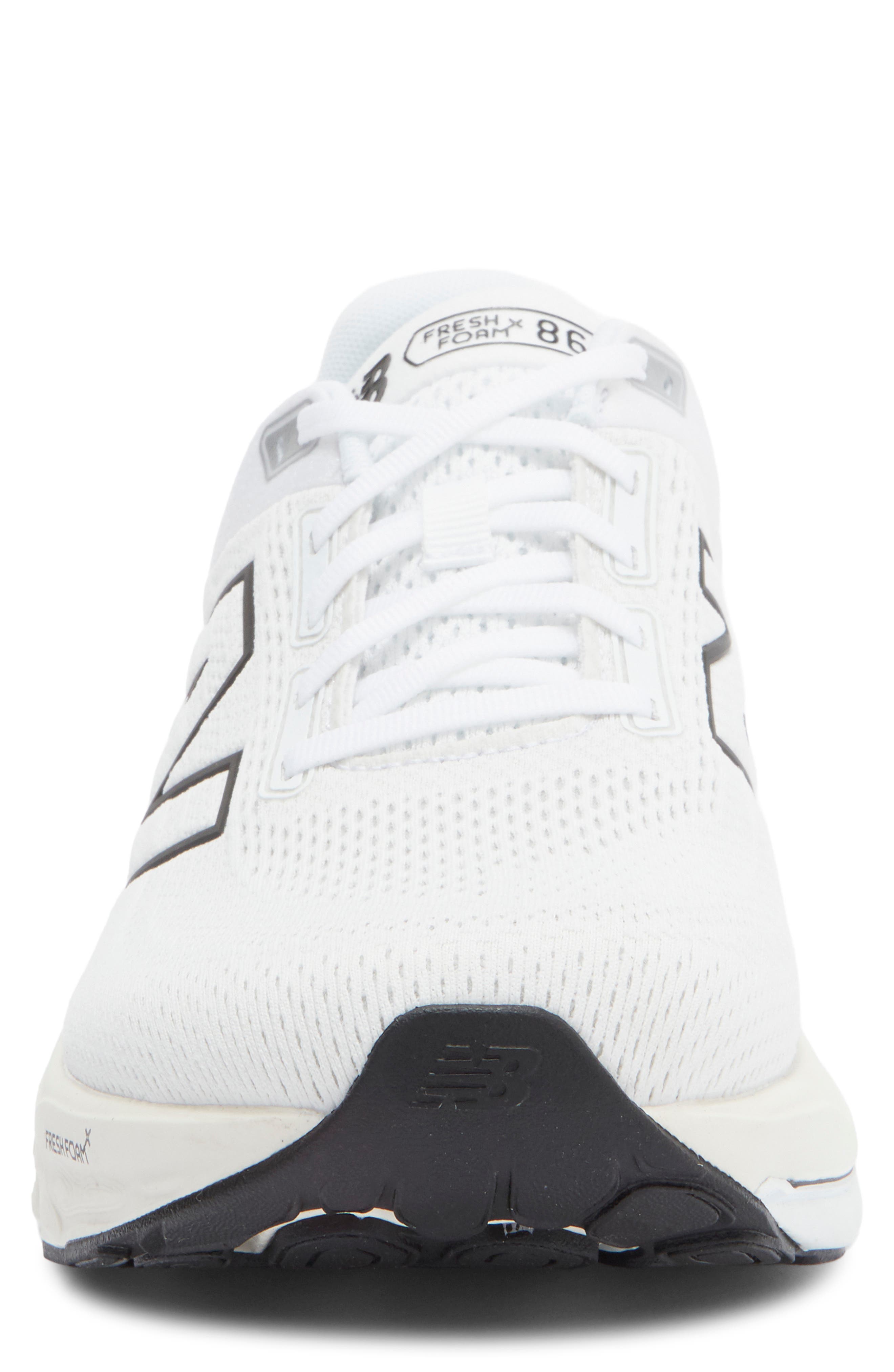 New Balance Fresh Foam X 860 Running Shoe, Alternate, color, White/ Black