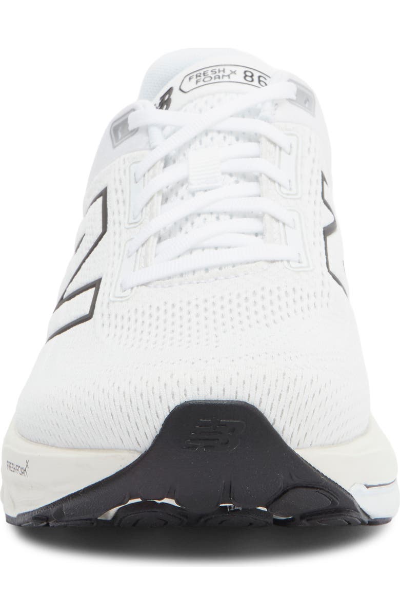 New Balance Fresh Foam X 860 Running Shoe, Alternate, color, White/ Black