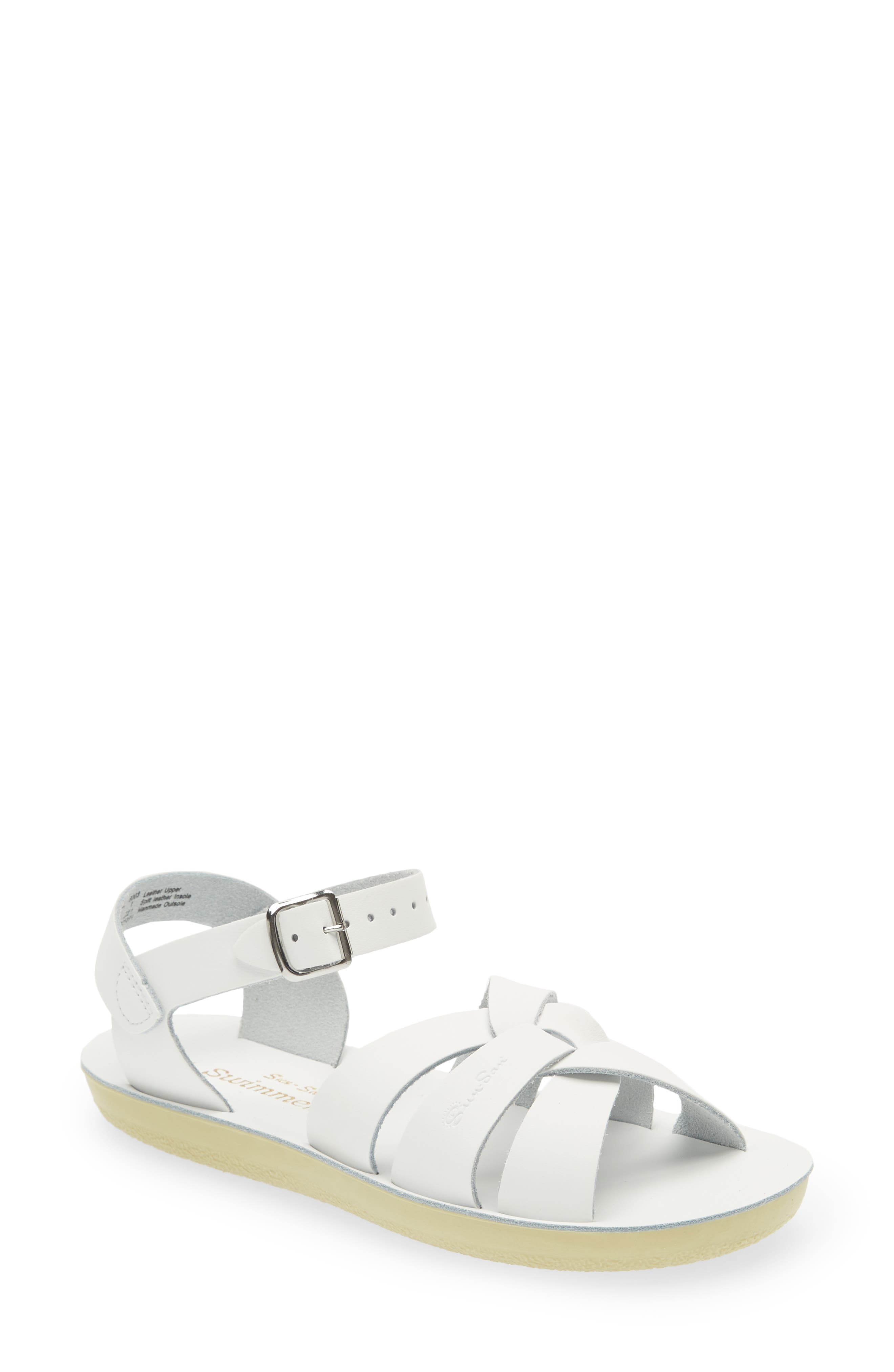 Swimmer Sandal, Main, color, WHITE