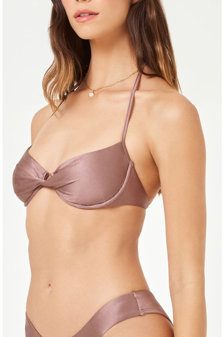 Toni Underwire Bikini Top, Alternate, color, SMOKY QUARTZ