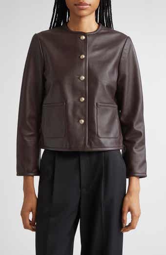 Reiss Gracie Leather Jacket