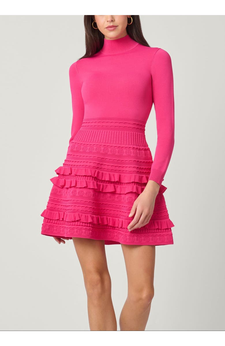 Shoshanna Joie Chamonix Knit Dress, Main, color, Fuchsia